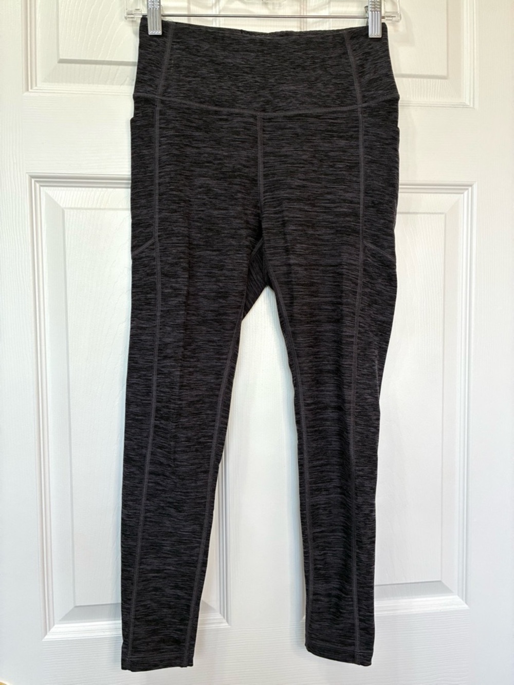 Victoria’s Secret Space Dye Leggings Womens Small Wide Waistband Thigh Pockets